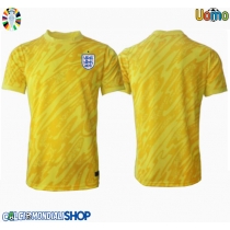 Maglie da calcio Inghilterra Portiere Seconda Maglia Europei 2024 Manica Corta